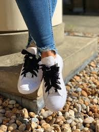 Ribbon as shoe laces