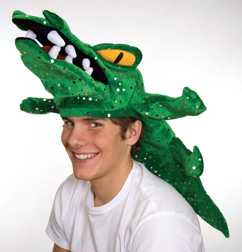 Plush Alligator Hat