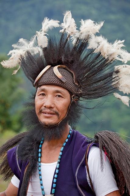 India's Exotic Hats, Twin Tusk Headdress of the Adi Minyong Tribe